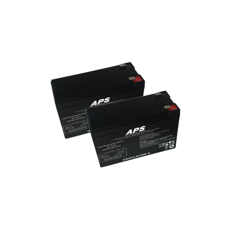 BAT5037 - Kit batteries pour onduleur APC Back-UPS 1400 VA BX1400U-FR (RBC5)