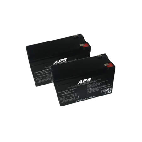 BAT5037 - Kit batteries pour onduleur APC Back-UPS 1400 VA BX1400U-FR (RBC5)