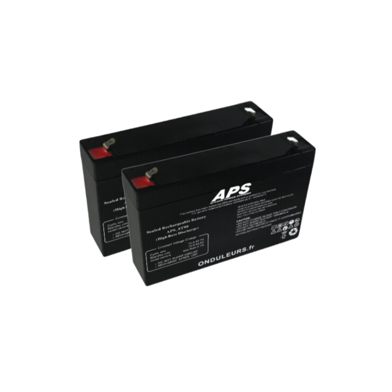 BATE171 - Kit batteries pour onduleur EATON 5P 650 VA Rack 1U 5P650IR