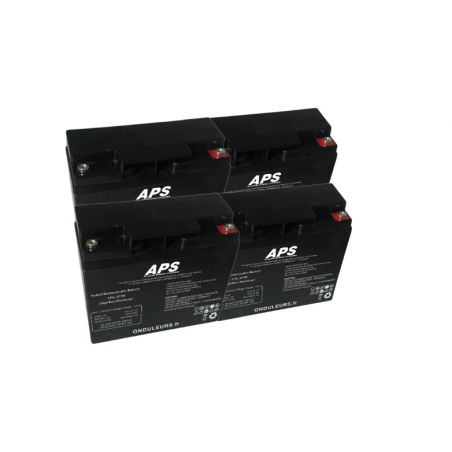 BAT587 - Kit batteries pour onduleur APC Smart-UPS SMT2200I (RBC11/RBC55)