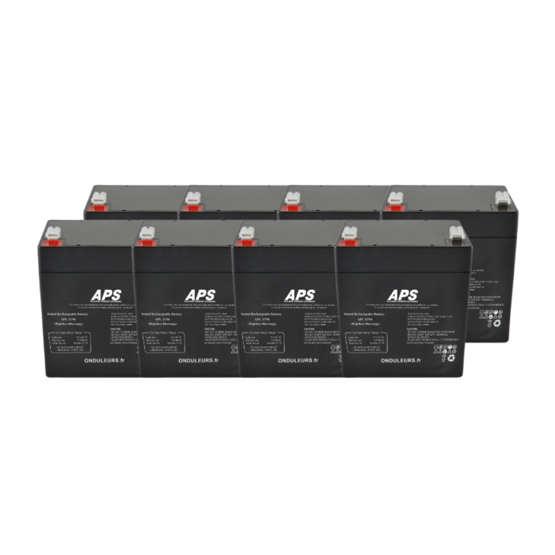 BATD134 - Kit batteries pour onduleur DELL 2200 RM DL2200RM2U