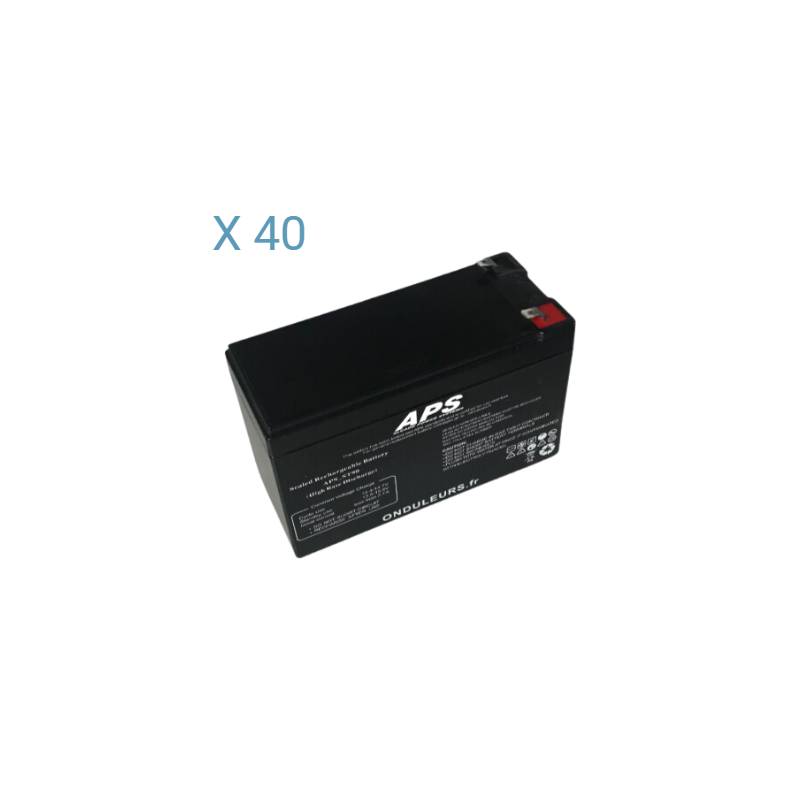 BATY204 - Kit batteries pour extension batteries d'onduleur S2S LEGRAND Syrius MSII 10000P 10 kVA