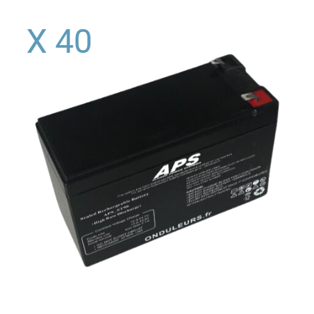 BATY204 - Kit batteries pour extension batteries d'onduleur S2S LEGRAND Syrius MSII 10000P 10 kVA