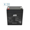 BAT941 - Kit batteries pour onduleur COMPAQ R5500