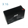 BAT2049 - Kit batteries pour onduleur LIEBERT GXT5-10KIRT5UXLE