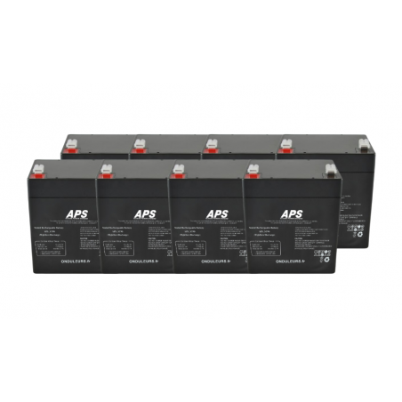 BAT5081 - Kit batteries pour onduleur APC SMART-UPS SMT 3000 VA - Réf : SMT3000RMI2UC et SMT3000RMI2UNC