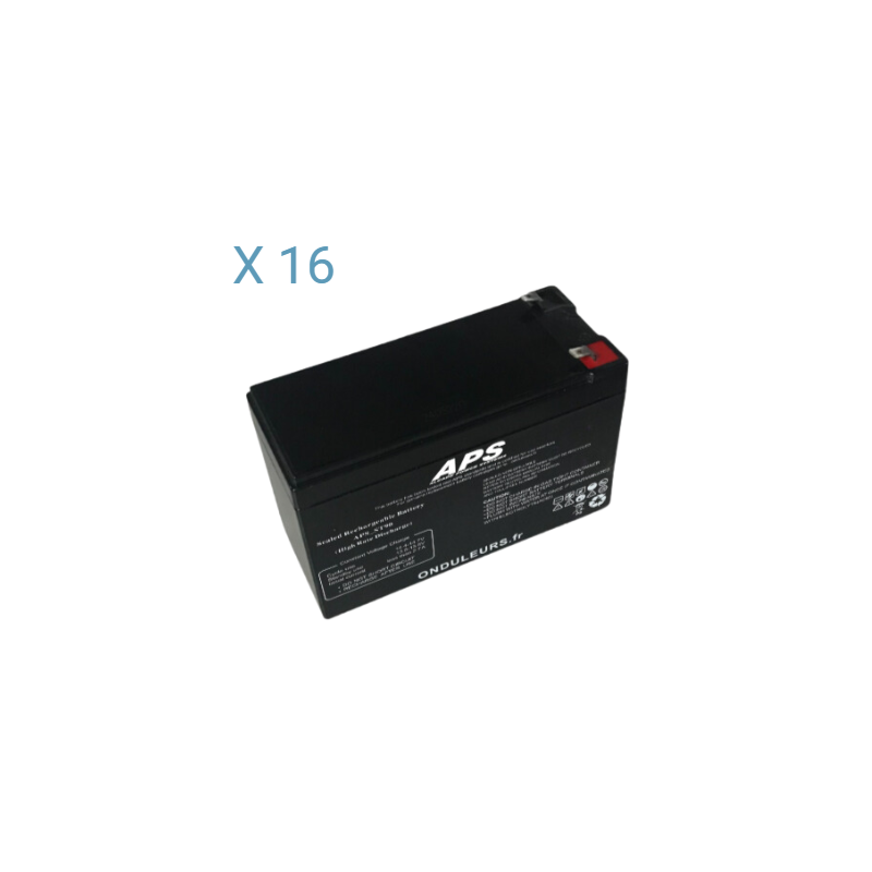 BATD114 - Kit batteries pour onduleur DELL X4G66 1920 Watts