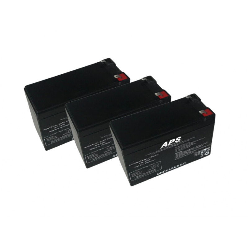 BATD107 - Kit batteries pour onduleur DELL J718N-2U 1000 Watts