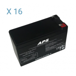 BATE231 - Kit batteries pour extension batteries tour pour onduleur EATON 9SX 2000 à 3000 VA 9SXEBM96T