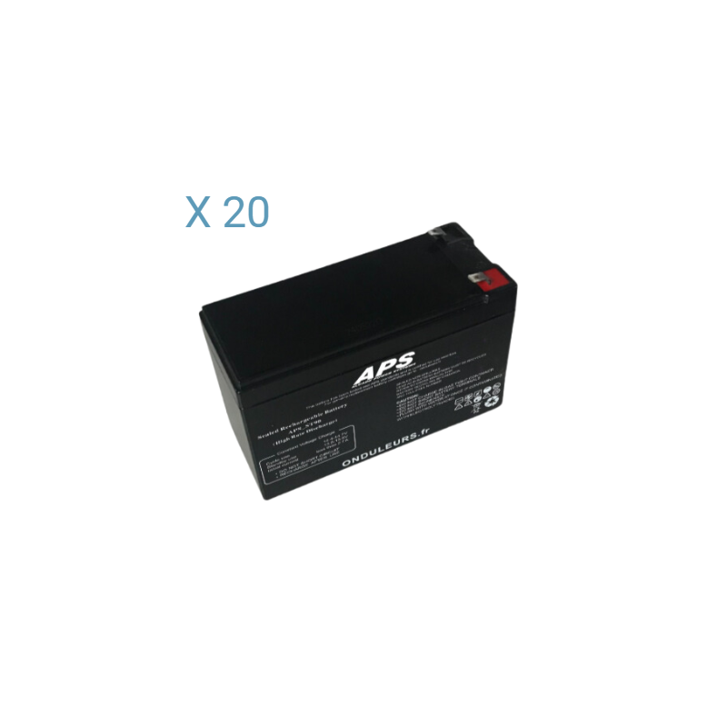 BATU142 - Kit batteries pour onduleur UNITEK Cyclone 6000 STX