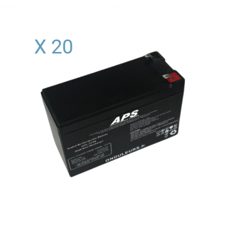 BATU142 - Kit batteries pour onduleur UNITEK Cyclone 6000 STX