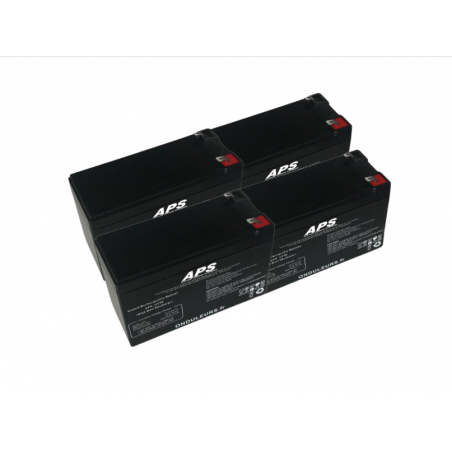 BATU213 - Kit batteries pour onduleur UNITEK Mistral 1500 RK
