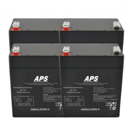 BAT2000 - Kit batteries pour onduleur LIEBERT GXT3 700 VA - Référence GXT3-700RT230